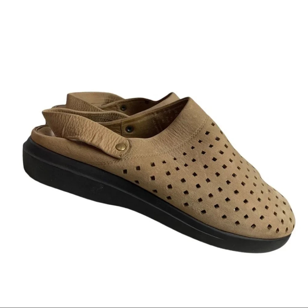 Propet Leather Slip On Comfort  Shoes Laser Cut Size 9.5 EUR 40